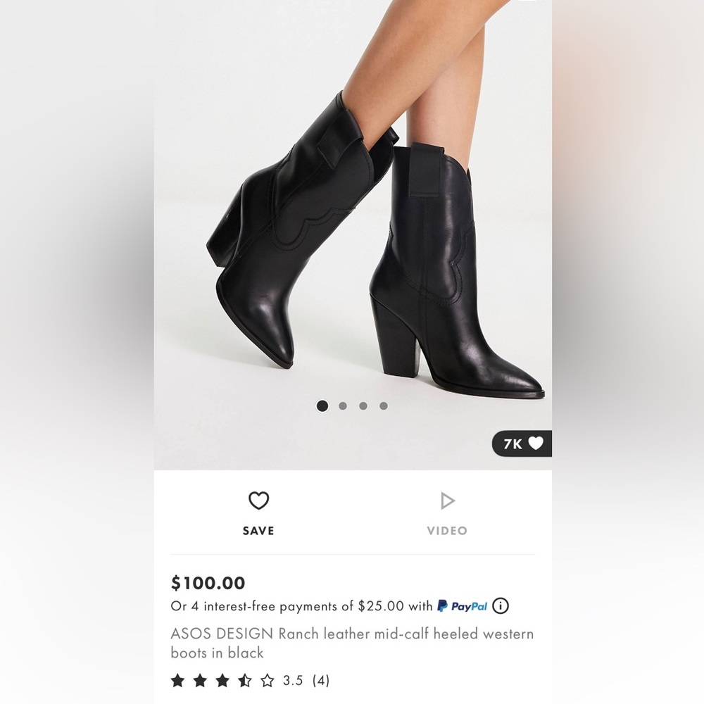 Black rancher booties